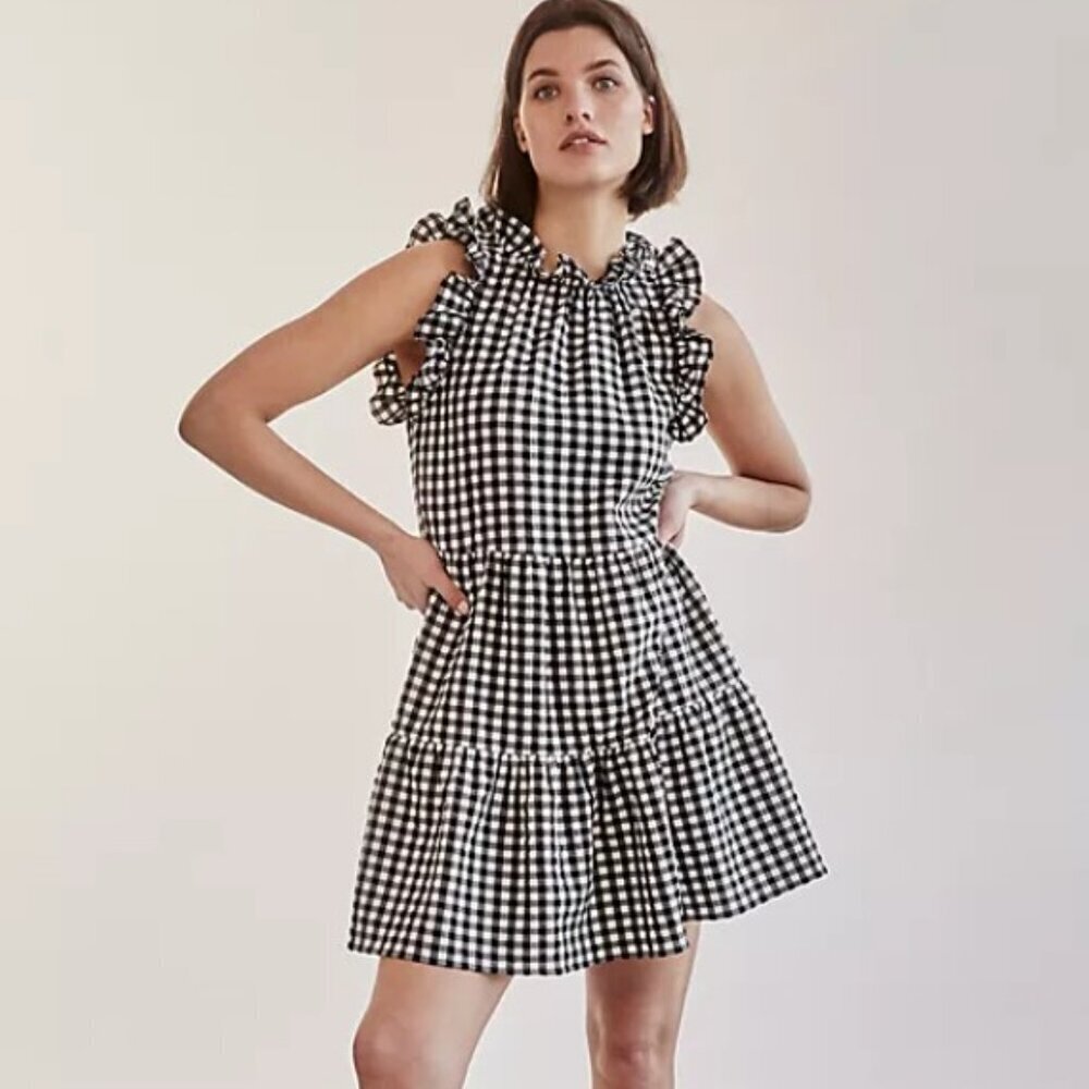 Maeve Lida Ruffled Mini Dress